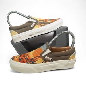 Vans‎ Classic Slip-on Tapestry "Cactus" Skate Shoes Multicolor Women's 5